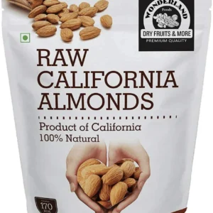 WONDERLAND Raw Califoria Almonds Almonds (1 x 1 kg)