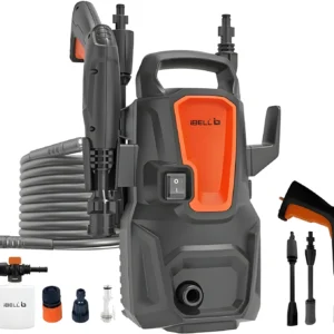 iBELL WIND20 Universal Motor 1300 Watts , 100 Bars, 6L/Min Flow Rate High Pressure Washer